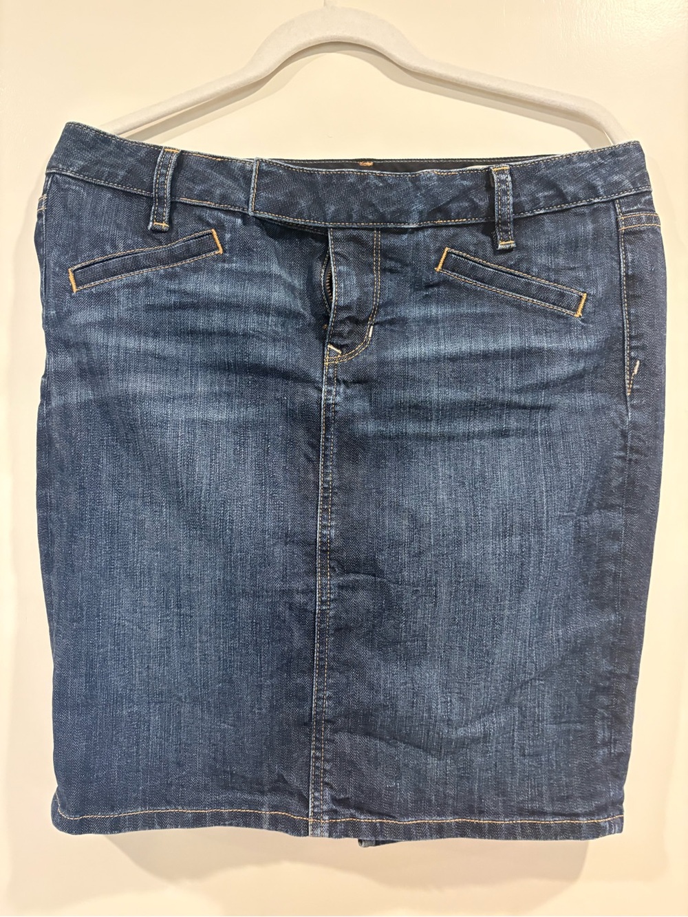 GAP Dark Blue Denim Pencil Skirt